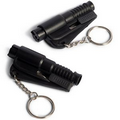 iBank(R) Keychain Seat Belt Cutter Safety Hammer